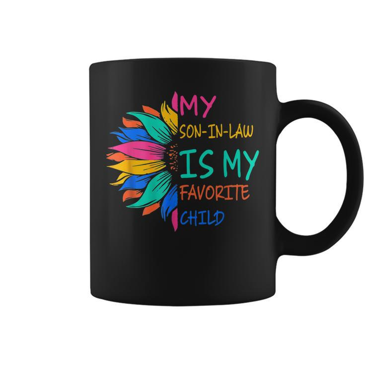 My Son In Law Is My Favorite Child Sunflower  Coffee Mug