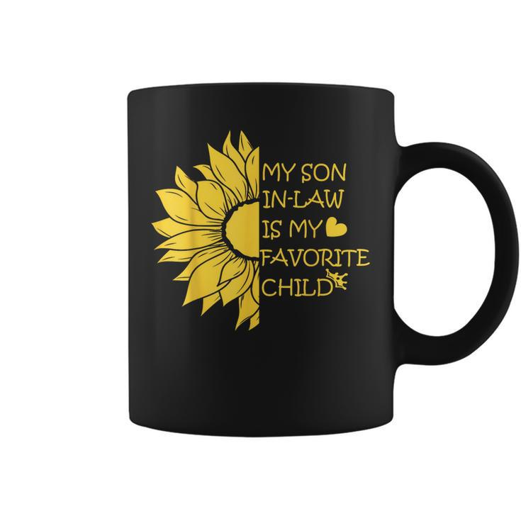 My Son In Law Is My Favorite Child Sunflower Mother-In-Law  Coffee Mug