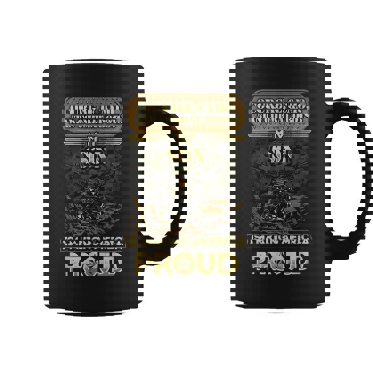 My Son Is A Soldier Proud Military Mom Dad Parent Coffee Mug