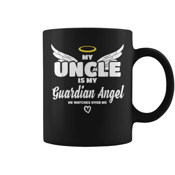 My Uncle Is My Guardian Angel He Watches Over Me In Memory Coffee Mug