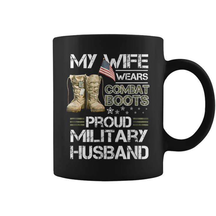 My Wife Wears Combat Boots Proud Military Husband  Coffee Mug
