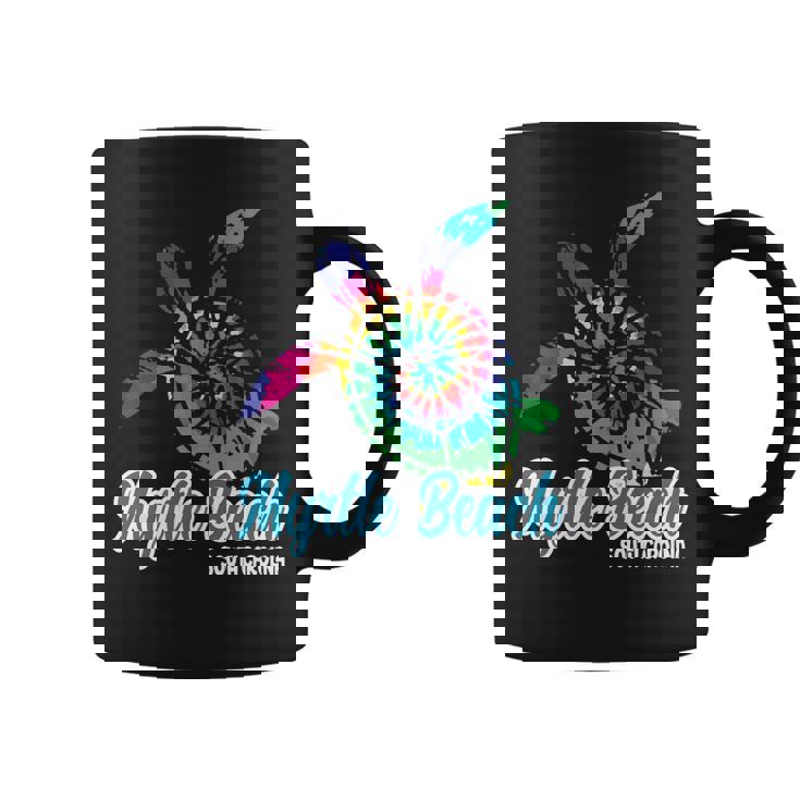 Myrtle Beach Souvenirs Tie Dye Save Sea Turtle S Carolina Coffee Mug