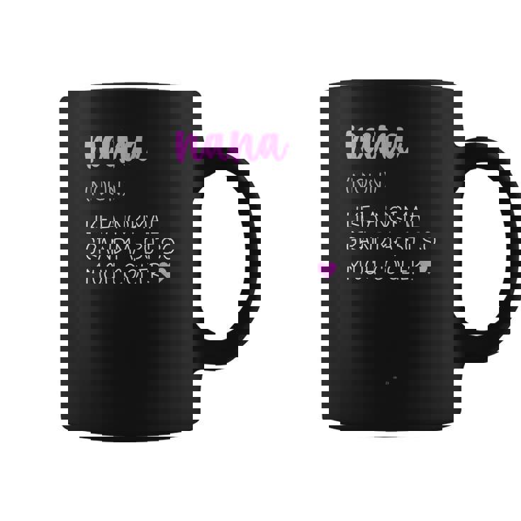 Nana Definition Cute Mothers Day Grandma  Coffee Mug