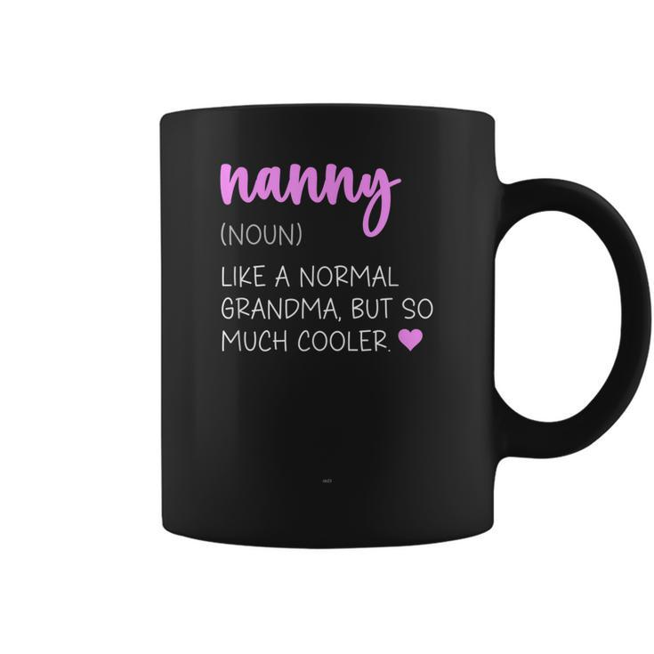 Nanny Definition Cute Mothers Day Grandma  Coffee Mug