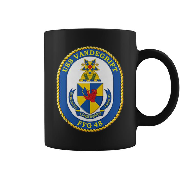 Navy Frigate Ship Ffg 48 Uss Vandegrift Veteran Patch Coffee Mug