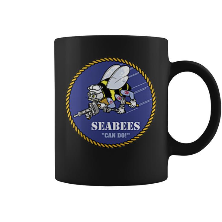 Navy Seabees  Military Pocket T Coffee Mug