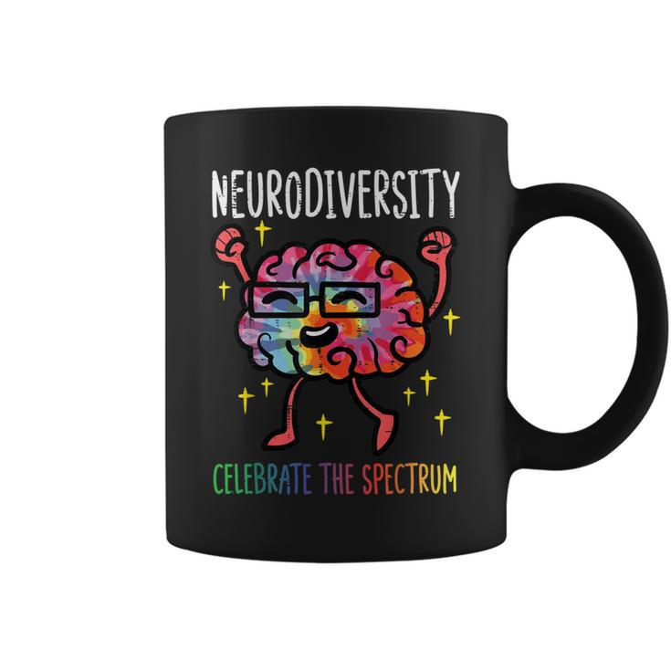 Neurodiversity Brain Autism Awareness Asd Adhd Men Women Kid  Coffee Mug