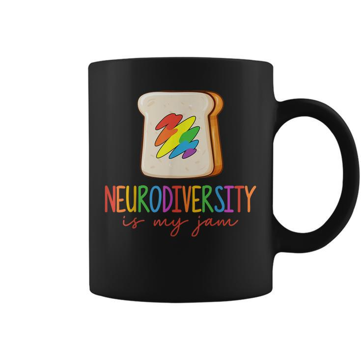 Neurodiversity Is My Jam Adhd Autism Awareness Support  Coffee Mug