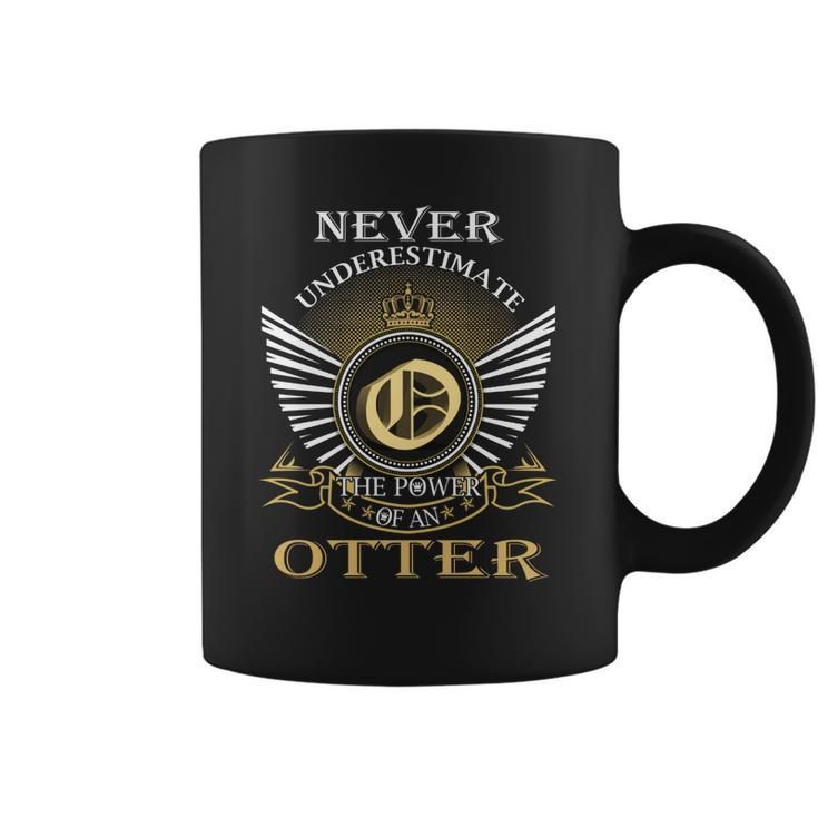Never Underestimate The Power Of An Otter  Coffee Mug