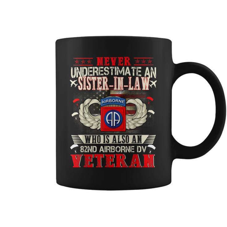 Never Undertimate An Sisterinlaw 82Nd Airborne Paratrooper Coffee Mug