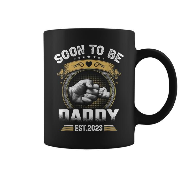 New Daddy Gift  Soon To Be Daddy Est 2023 New Dad  Coffee Mug