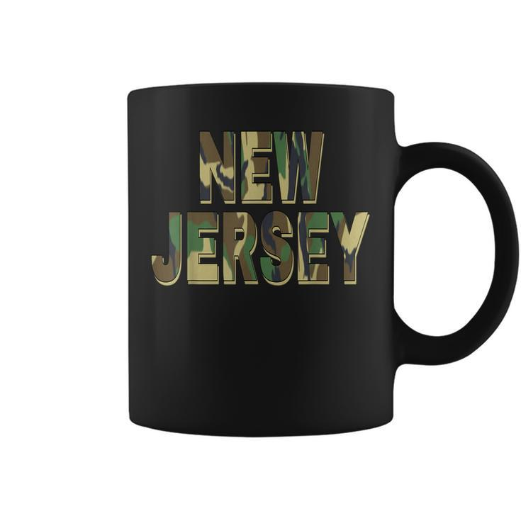 New Jersey Camouflage Men Women & Kids Camo New Jersey Coffee Mug