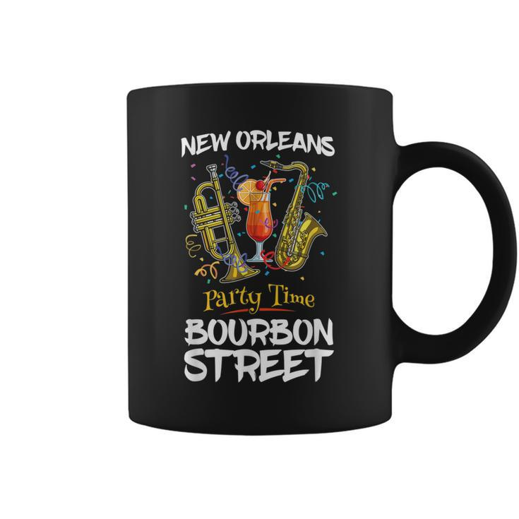 New Orleans Louisiana Bourbon Street Jazz Party Souvenir  Coffee Mug