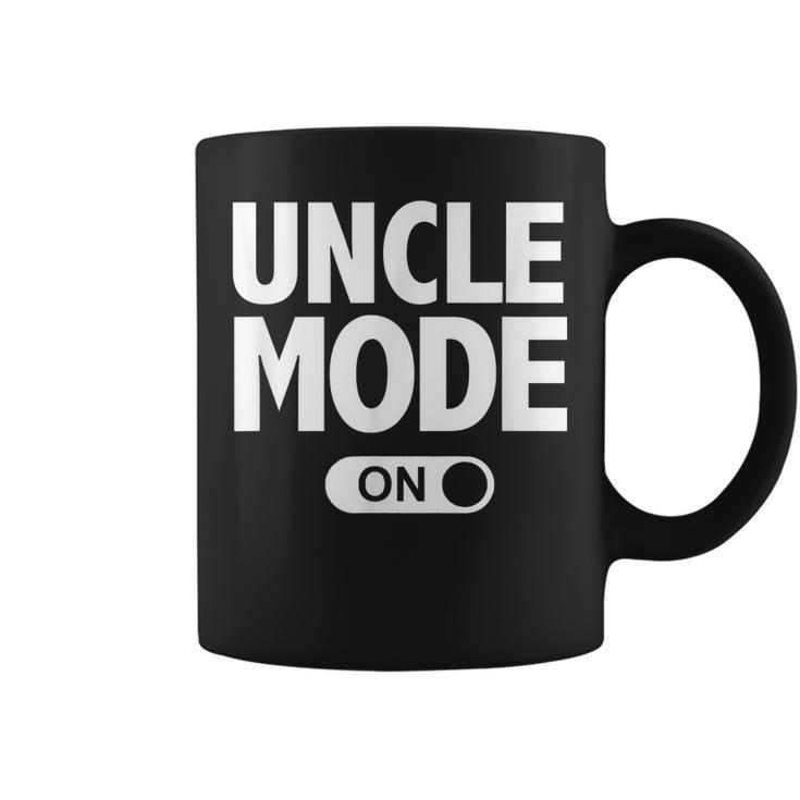 New Uncle Mode Pregnancy Baby Announcement Coffee Mug