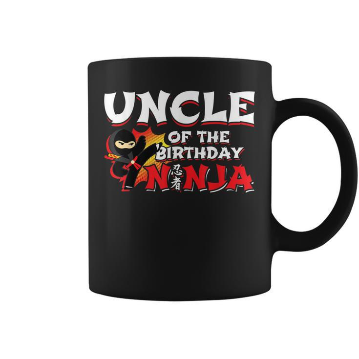 Ninja Birthday Party Uncle Of The Birthday Ninja Coffee Mug