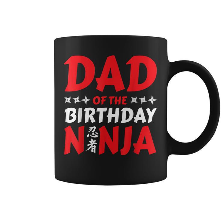 Ninja Dad Birthday  For Kids Ninja Birthday Party Theme Coffee Mug