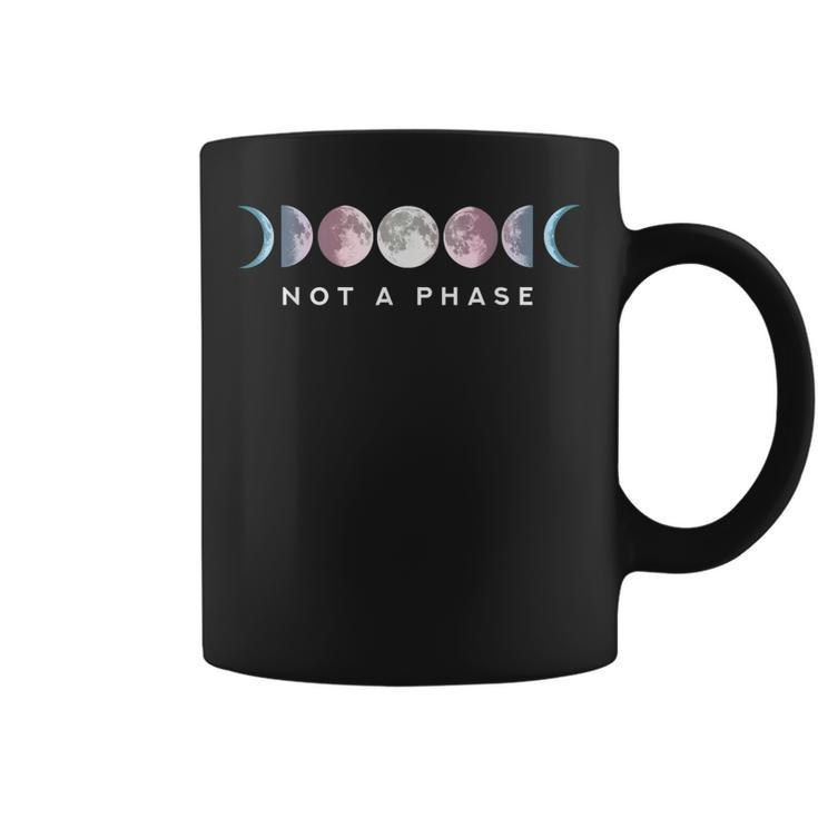 Not A Phase Moon Lgbt Trans Pride Transgender  Coffee Mug