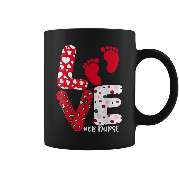 Ob Nurse Valentines Day Delivery Labor Nursing Lovers  Coffee Mug