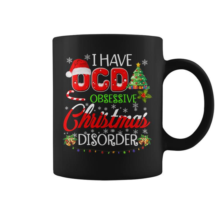 Ocd Obsessive Christmas Disorder Funny Holiday   Coffee Mug