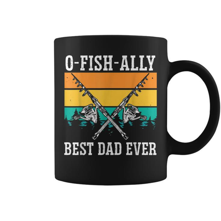 Ofishally The Best Dad Fisherman Dad Fishing Lover Father Coffee Mug
