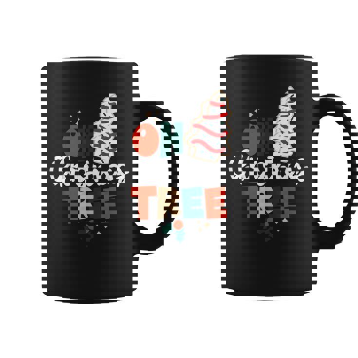 Oh Christmas Tree Cakes Debbie Funny Christmas Snack Cake Coffee Mug