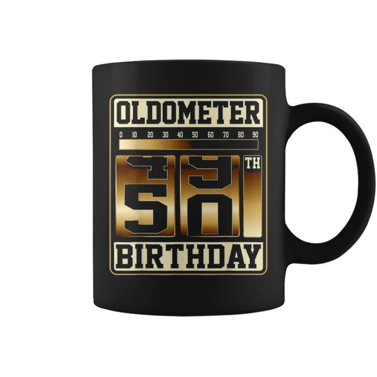 Oldometer 49 50    50 Oldometer  Fathers Day Gift Coffee Mug