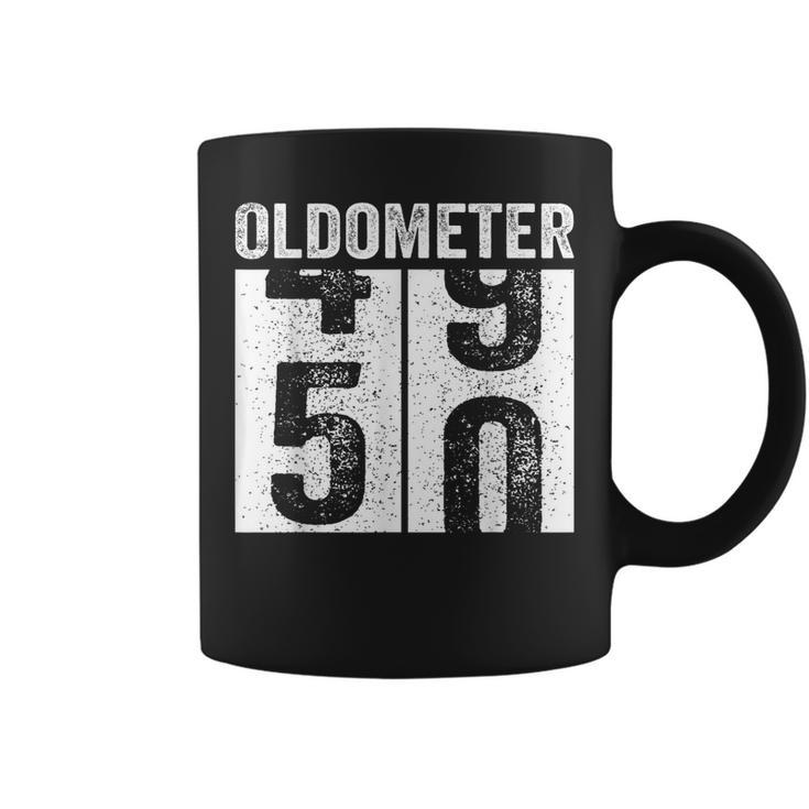 Oldometer 49-50 Shirt 50Th Birthday Funny Gift Men Women Coffee Mug