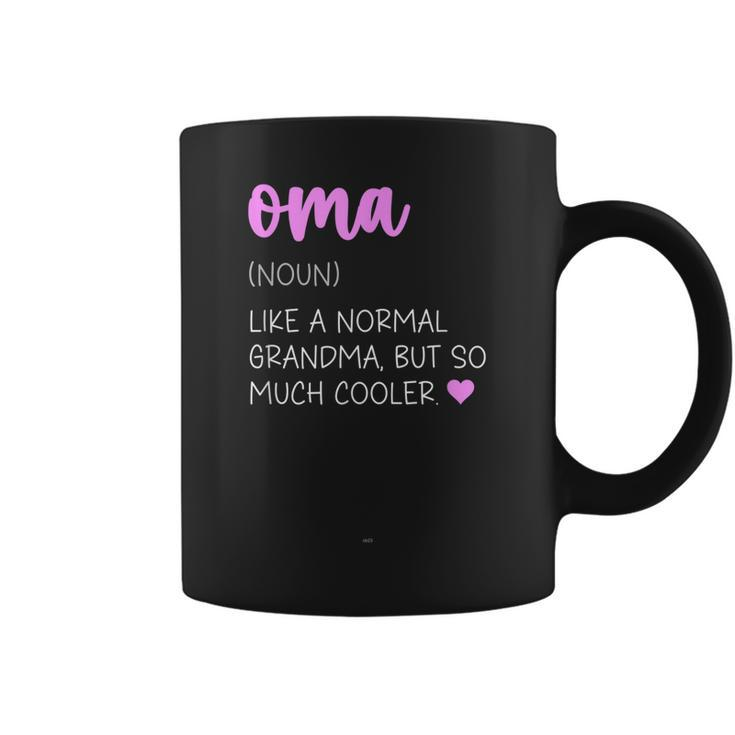 Oma Definition Cute Mothers Day Grandma  Coffee Mug