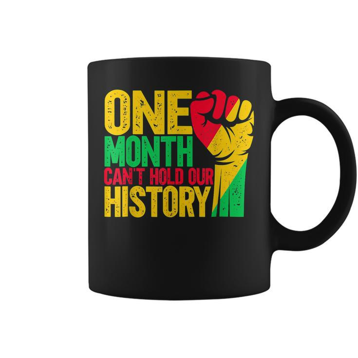 One Month Cant Hold Our History African Black History Month  V2 Coffee Mug