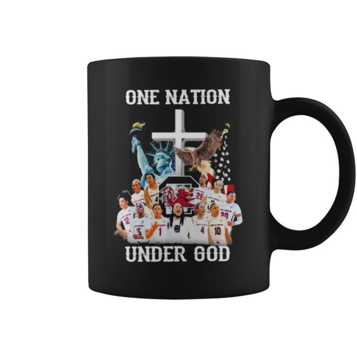 One Nation South Carolina Gamecocks Under God  Coffee Mug