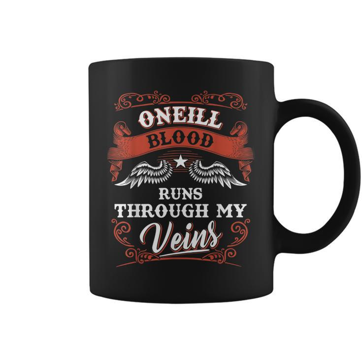 Oneill Blood Runs Through My Veins Family Christmas  Coffee Mug