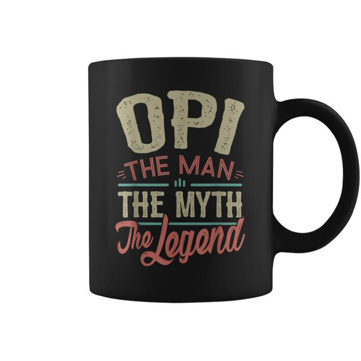 Opi  From Grandchildren Opi The Myth The Legend Gift For Mens Coffee Mug