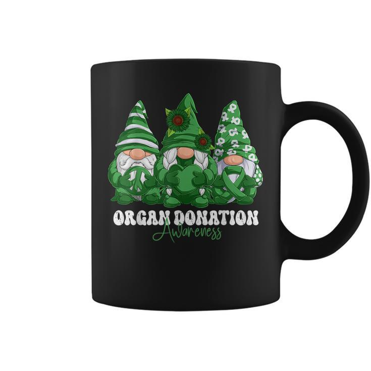 Organ Donation Awareness Month Green Ribbon Gnomies  Coffee Mug