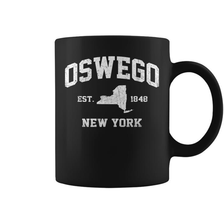 Oswego New York Ny Vintage State Athletic Style  Coffee Mug