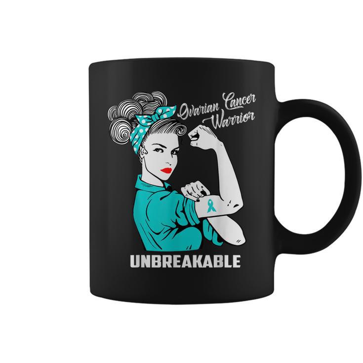 Unbreakable Breast Cancer Warrior Front & Back Coffee Mug