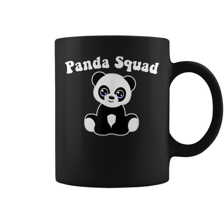 Panda Squad Cute Panda Lover Gift Toddlers Girls Boys Kids Coffee Mug