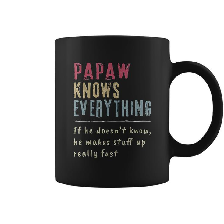 Papaw Know Everything Grandpa Gift Coffee Mug