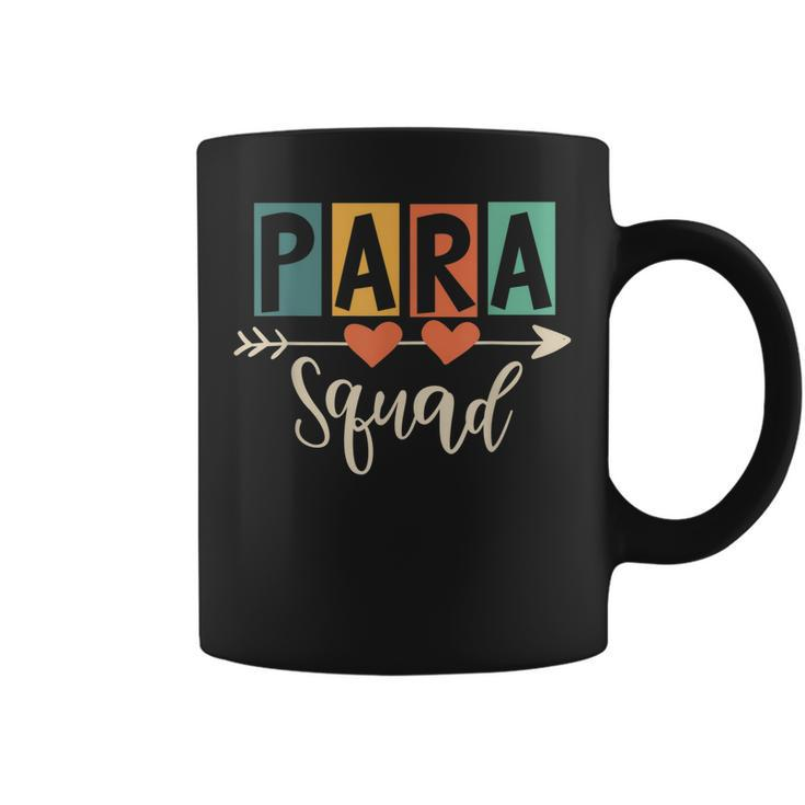 Para Squad Paraprofessional Educater Teacher Graphic Coffee Mug