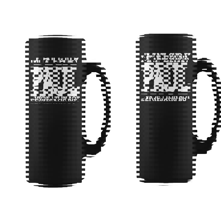 Paul Surname Funny Team Family Last Name Paul Coffee Mug