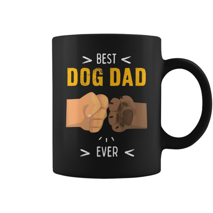 Paw Bump Fist Bump Best Dog Dad Ever Funny Coffee Mug