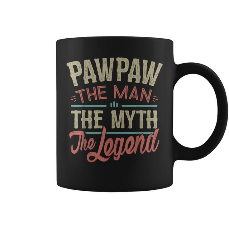 Pawpaw  From Grandchildren Pawpaw The Myth The Legend Gift For Mens Coffee Mug