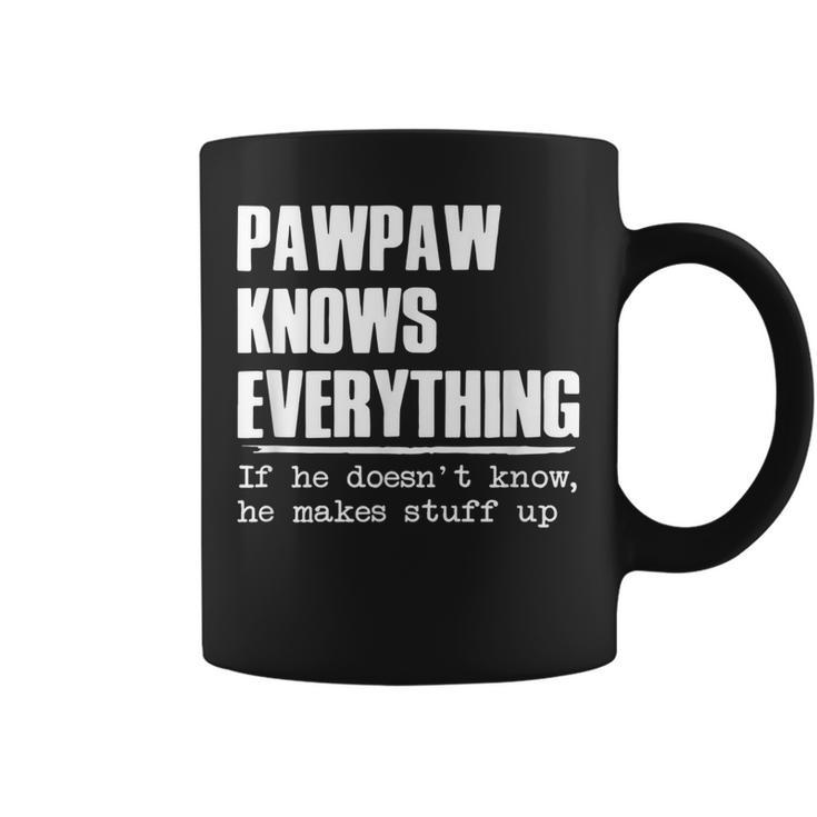 Pawpaw Knows Everything Grandpa Dad Father’S Day Men Gift Coffee Mug