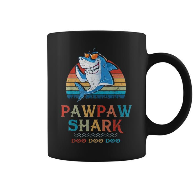Pawpaw Shark T Fathers Day Gift From Wife Son Daughter Coffee Mug
