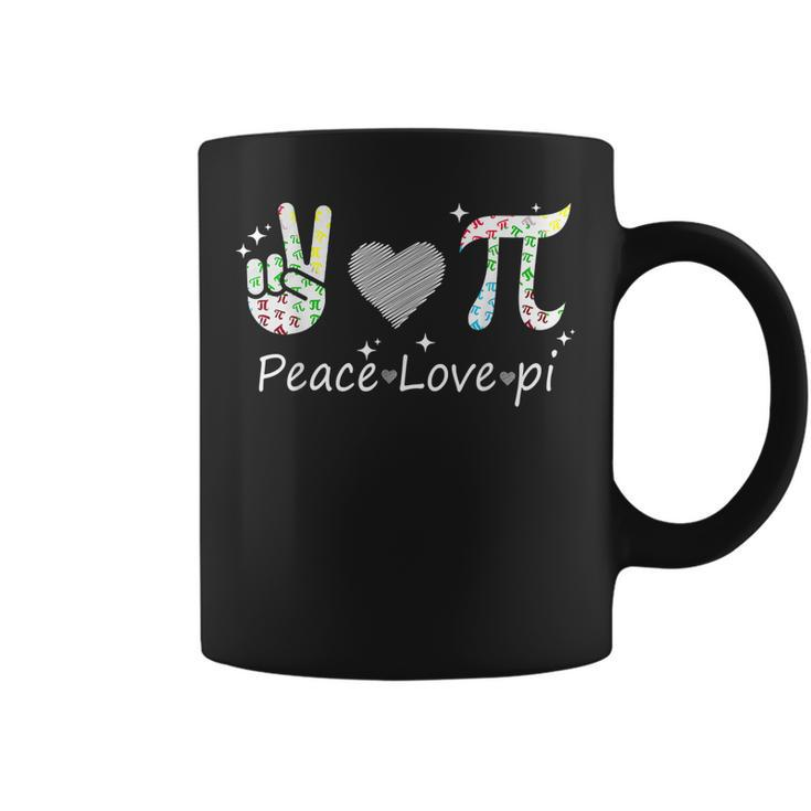 Peace Love Pi Math Love Pi Day Mathematics Math Teachers  Coffee Mug
