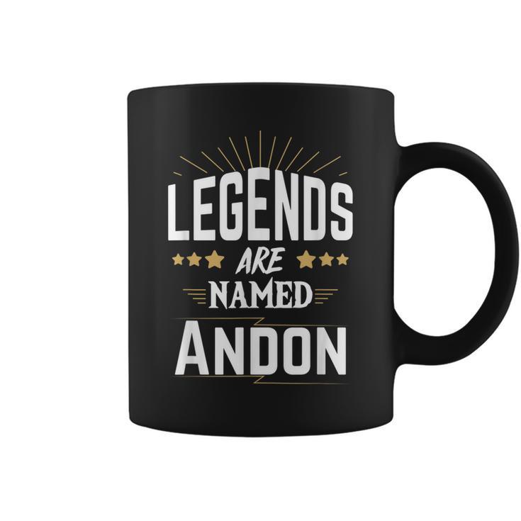 Personalisiertes Legends Are Named Andon Tassen, Sternen-Design Unisex