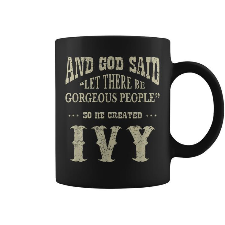 Personalized Birthday Gift Idea For Person Named Ivy Coffee Mug