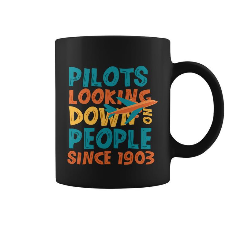 Pilots Looking Down On People Since 1903 Funny V2 Coffee Mug