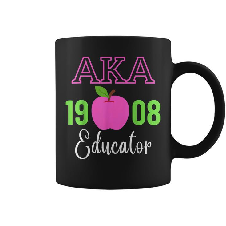 Pink Green Aka Educator Black History Month Teacher Squad Coffee Mug