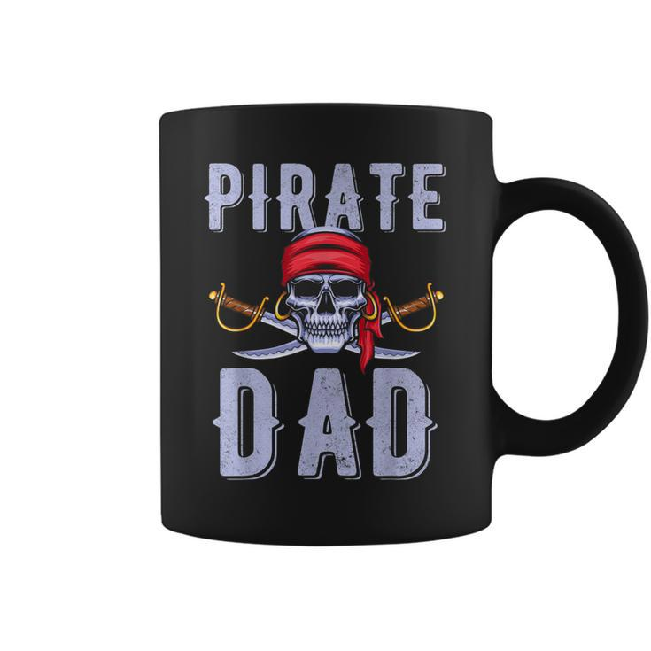 Pirate Dad  Captain Pirate Sea Pirate Skull Men Daddy  Coffee Mug