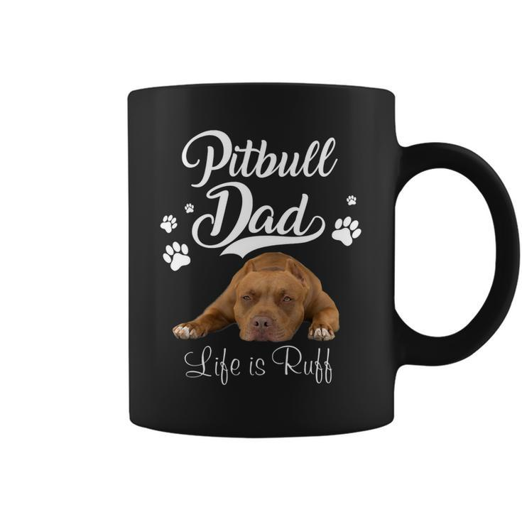 Pitbull Lover Dog Funny Pitbull Dad Father Day Lover Dog 28 Pitbulls Coffee Mug